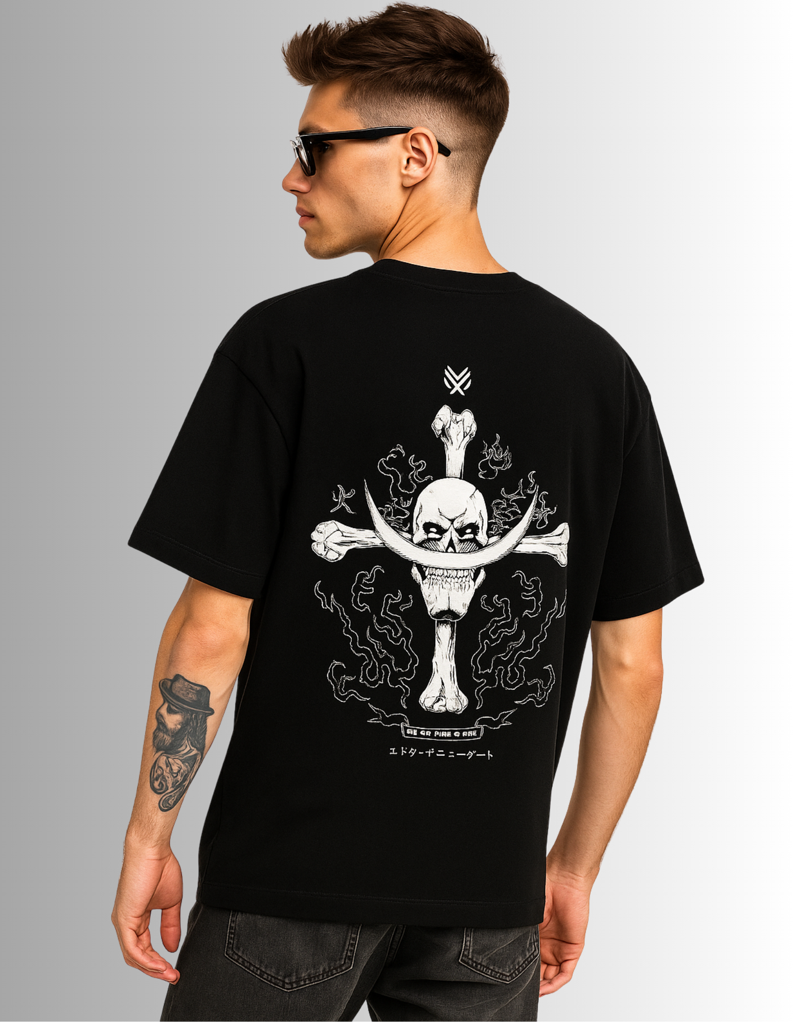 White Beard Pirates Oversized Tee - One Piece