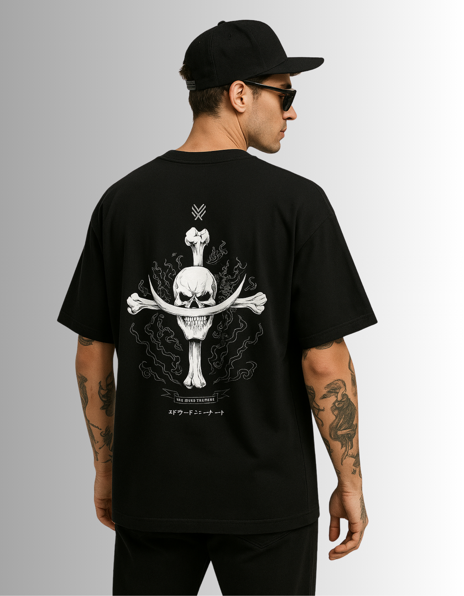 White Beard Pirates Oversized Tee - One Piece