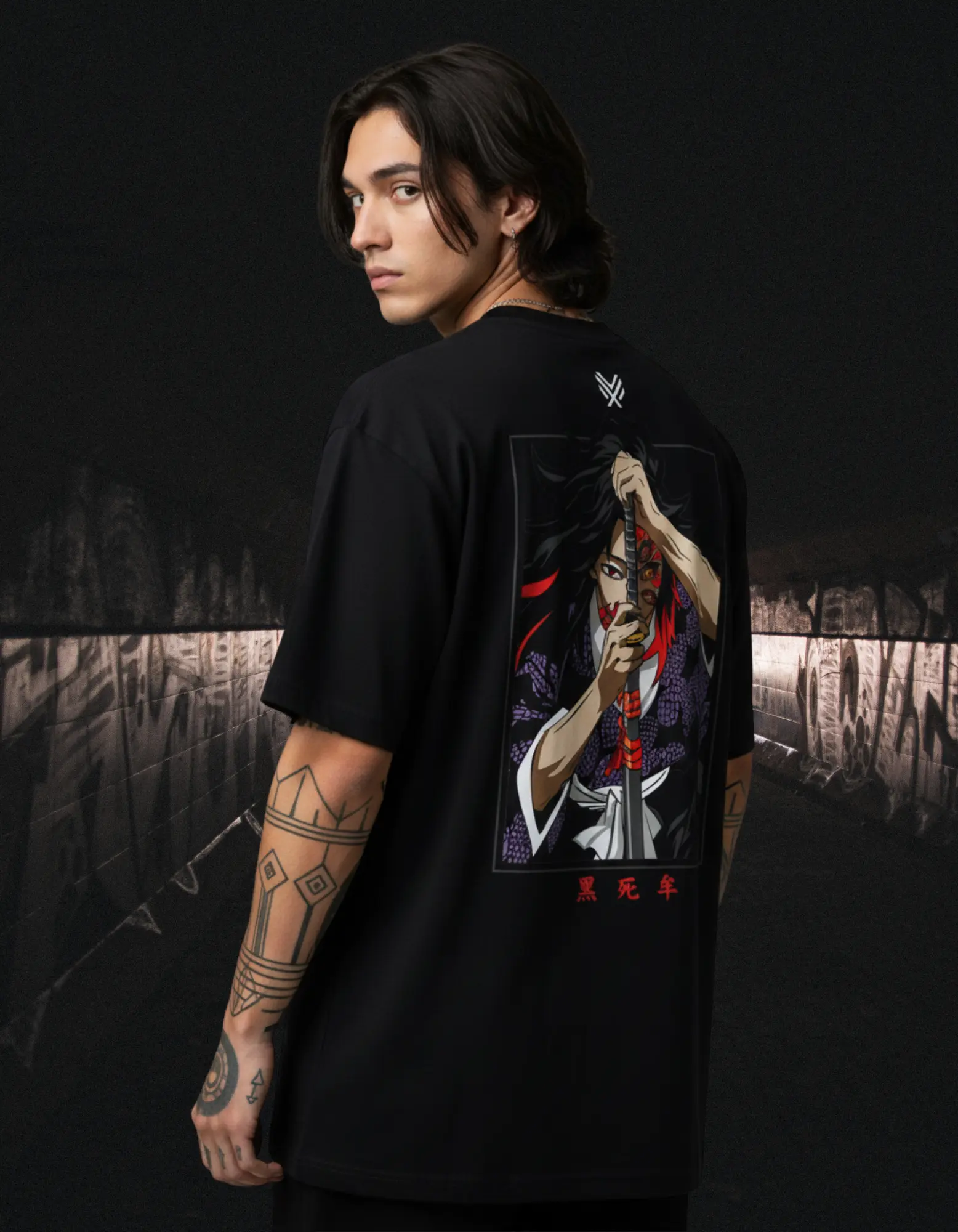 Kokushibo Demon Slayer Oversized Tee