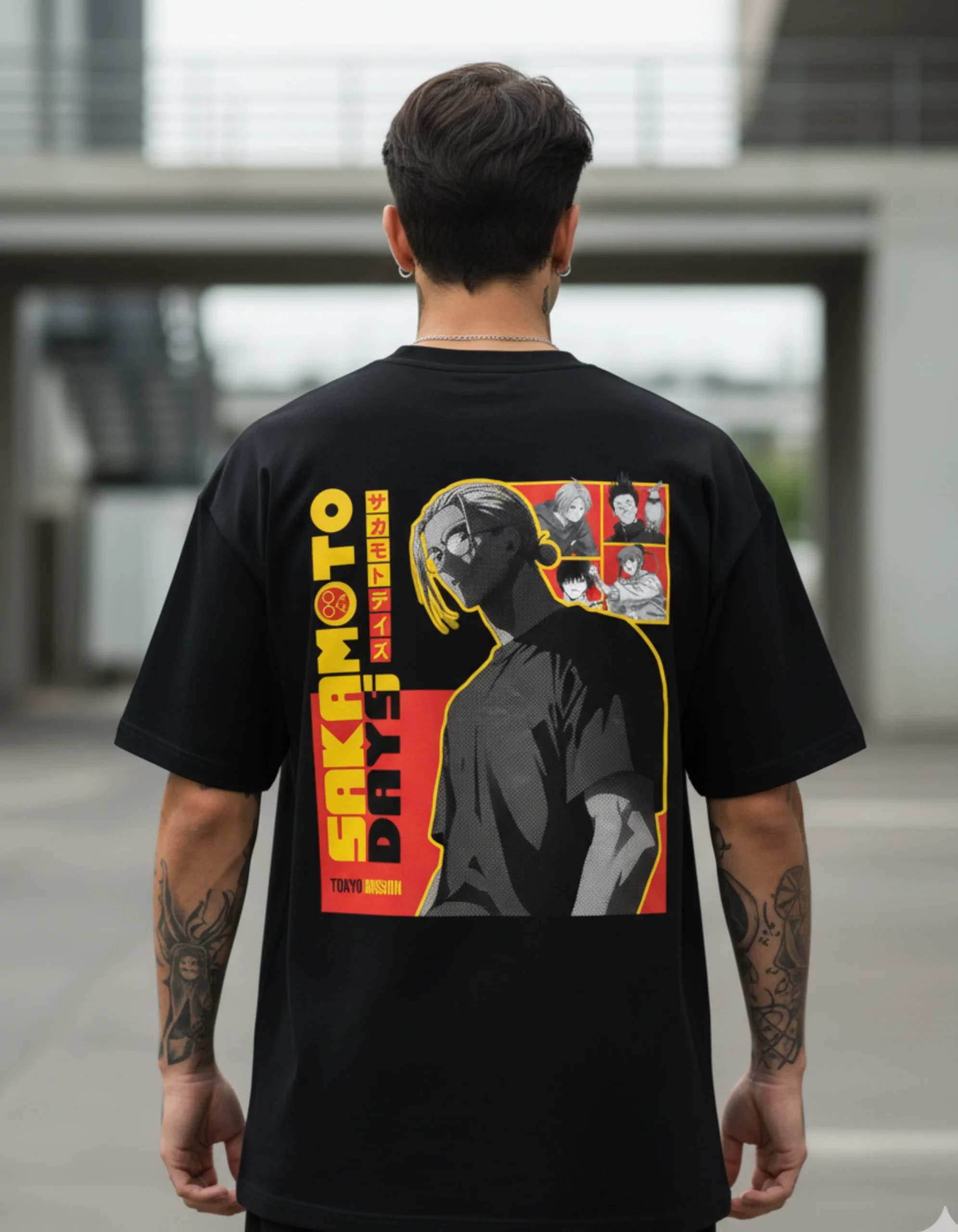 Sakamoto Days Oversized Tee