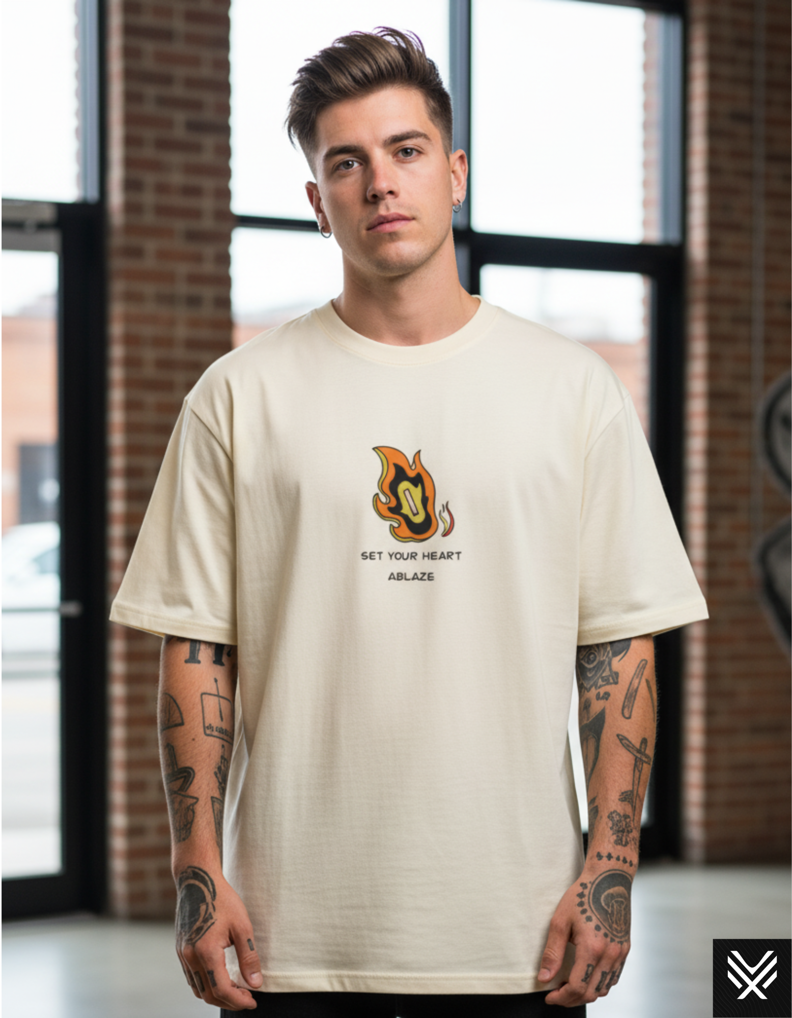 Rengoku All Over Print Oversized Tee