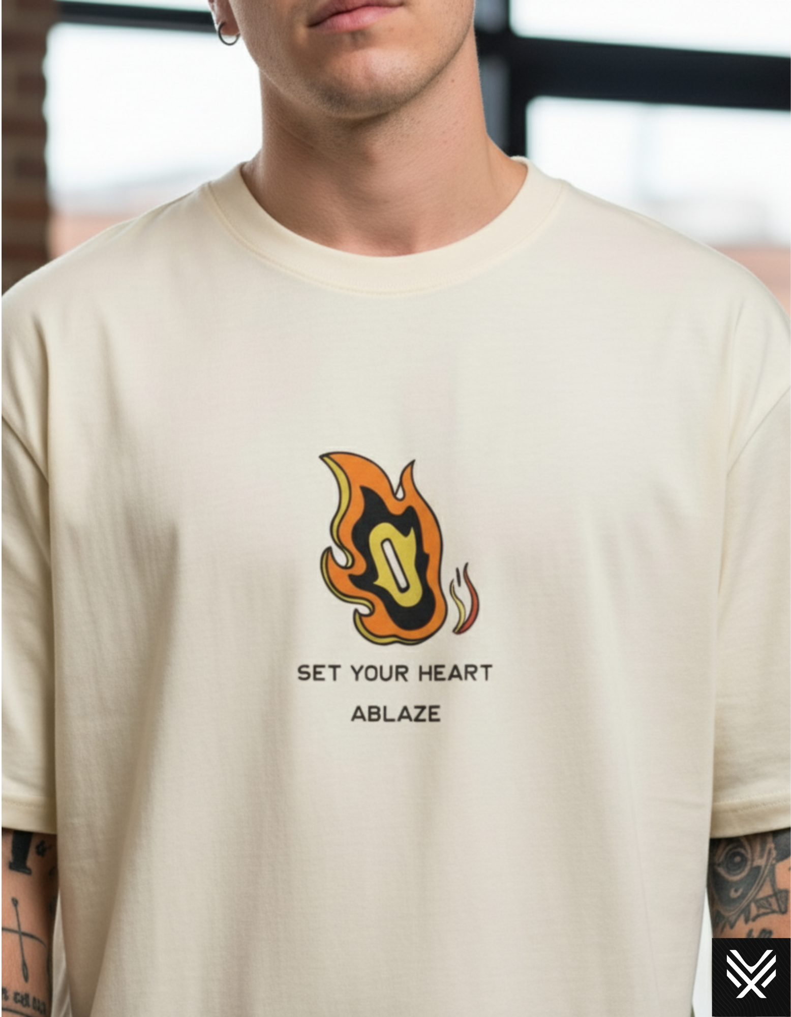 Rengoku All Over Print Oversized Tee