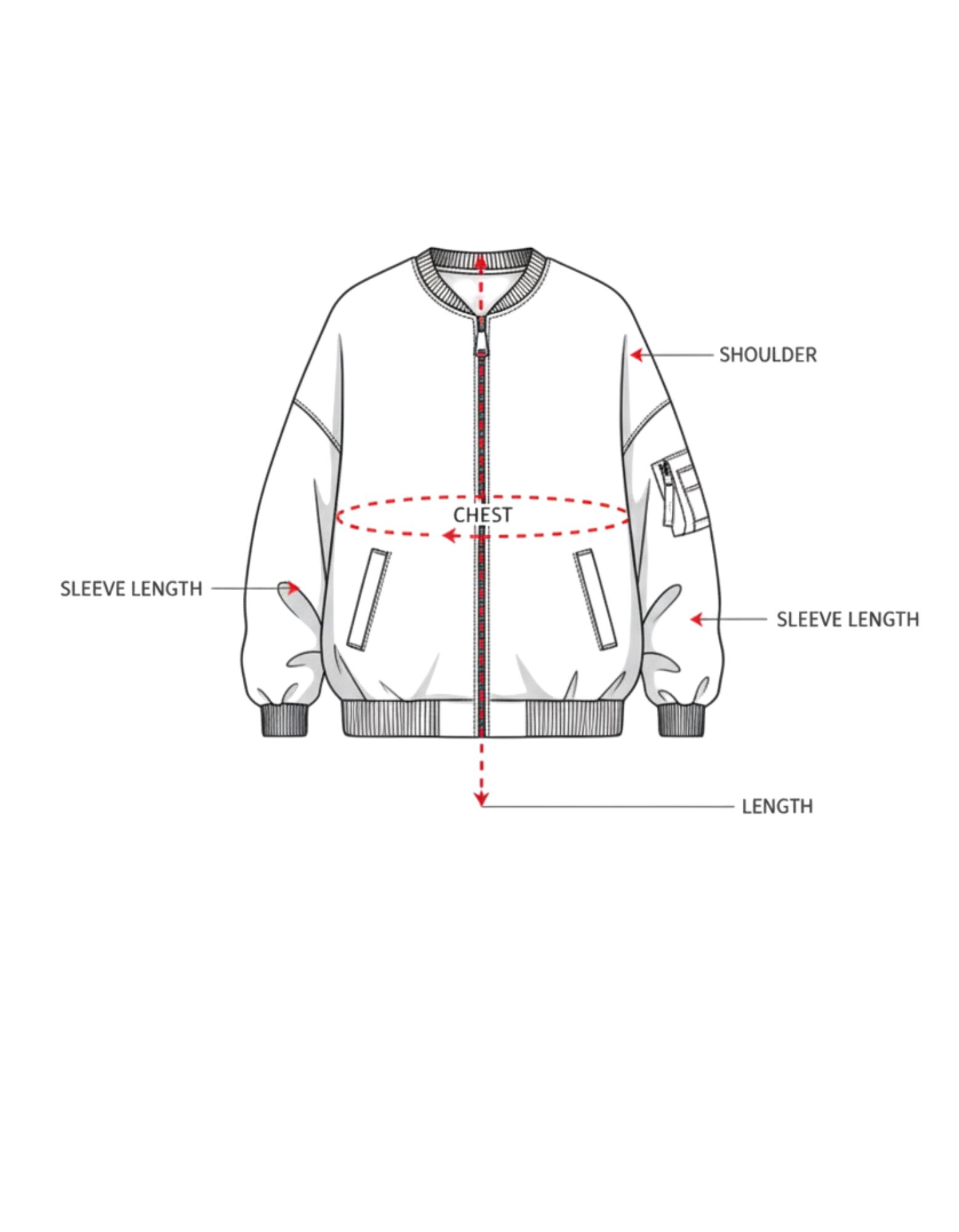 Oversized Jacket Size