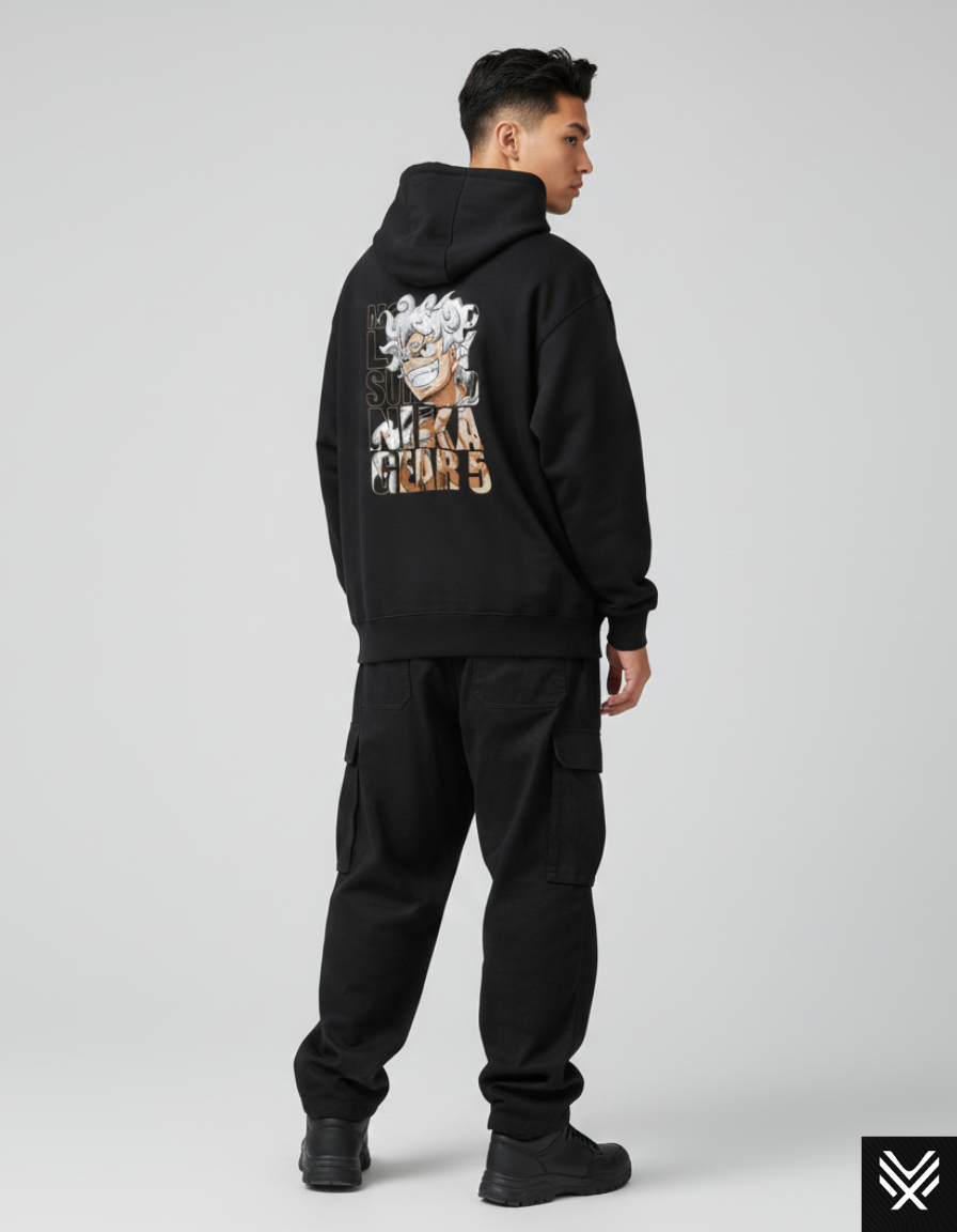 One Piece Oversized Zipper Hoodie