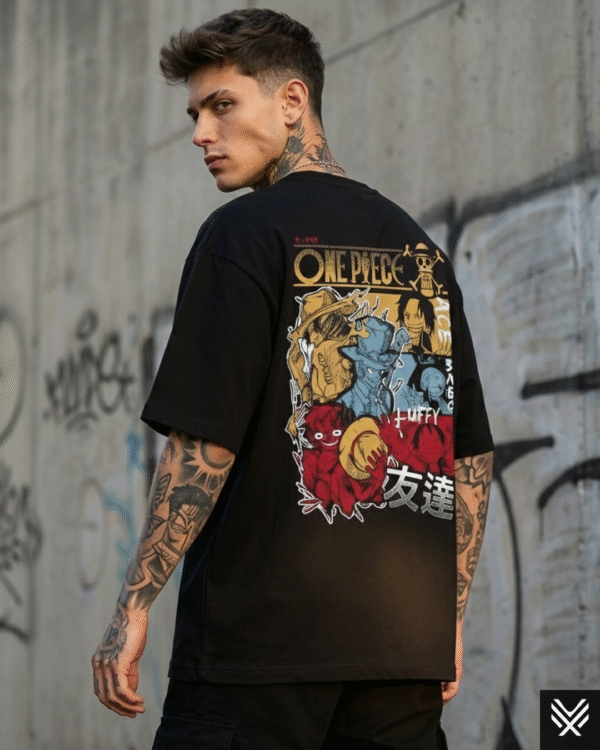 One Piece Trio Oversized Tee