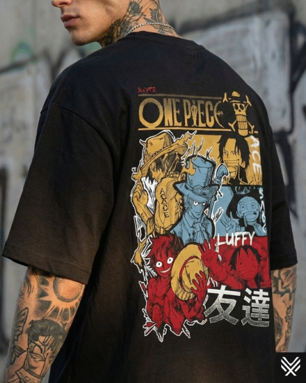 One Piece Trio Oversized Tee