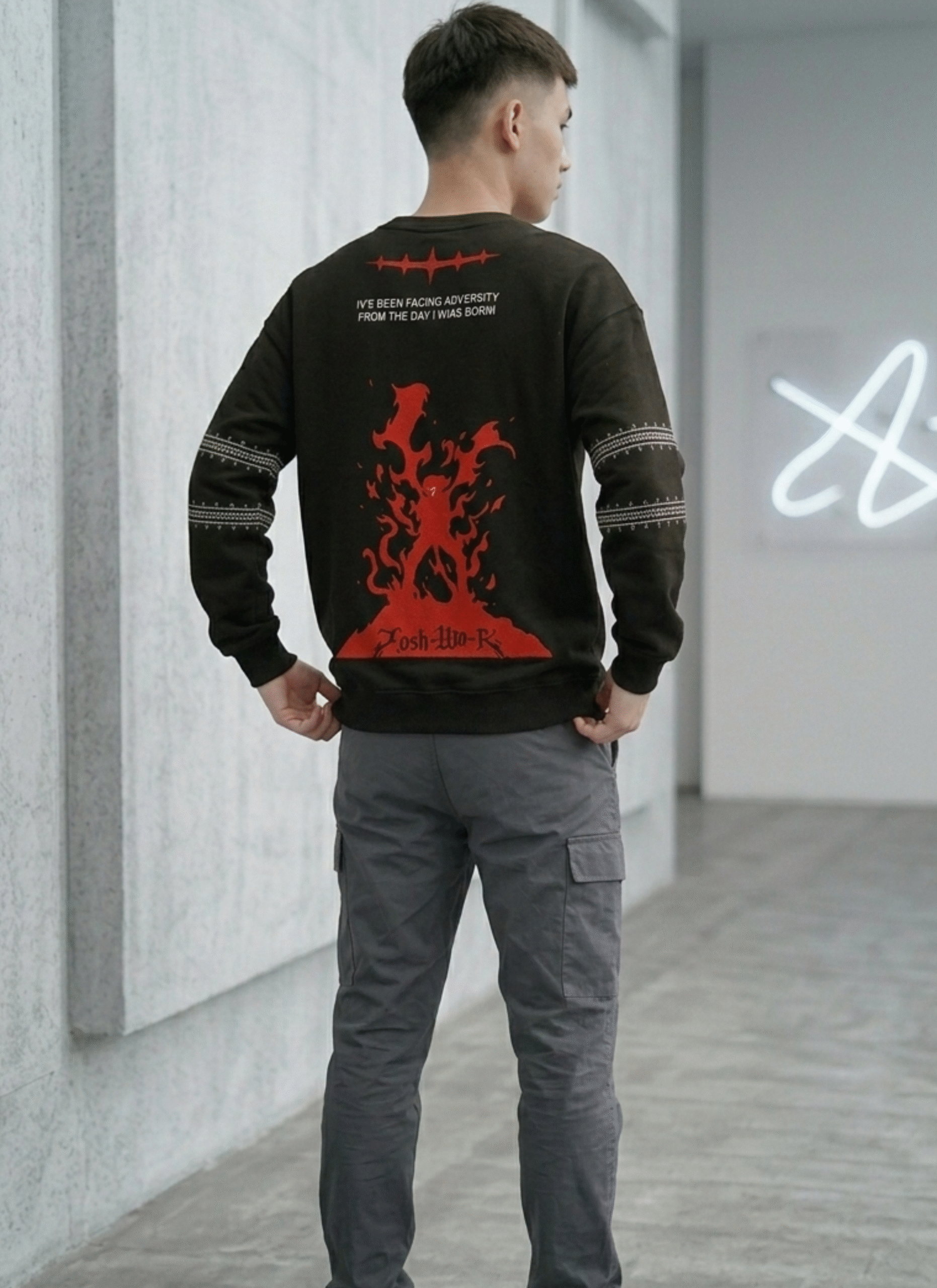 Asta Black Clover Sweatshirt Tee