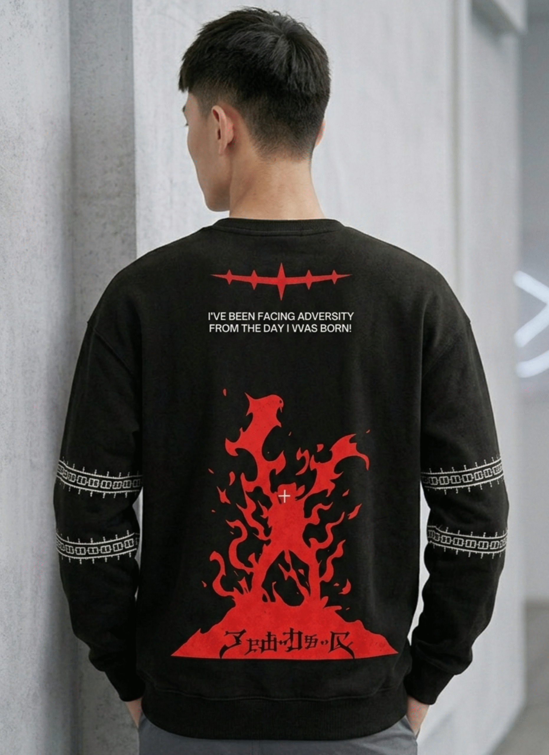 Asta Black Clover Sweatshirt Tee