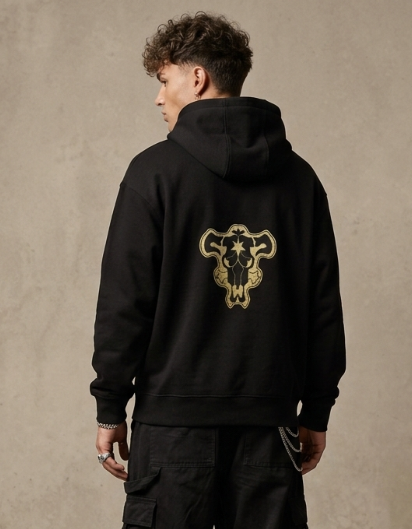 Black Clover Zip Hoodie
