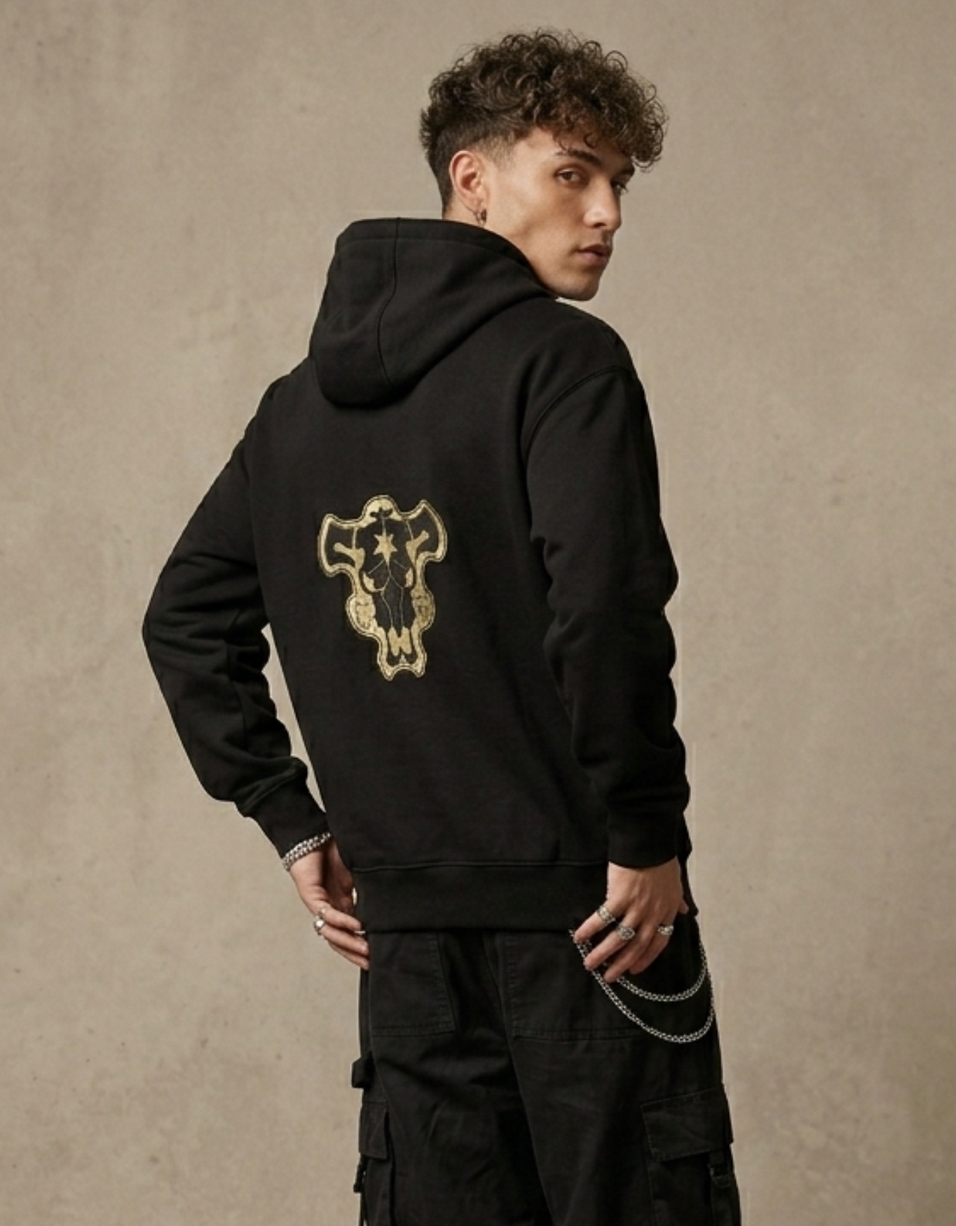 Black Clover Zip Hoodie